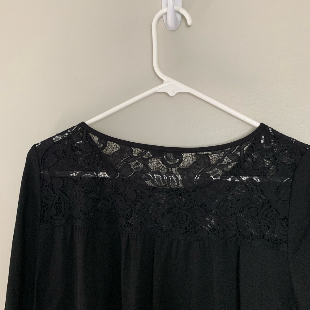 Joie coastal lace inset crepe top black - Picture 10 of 10